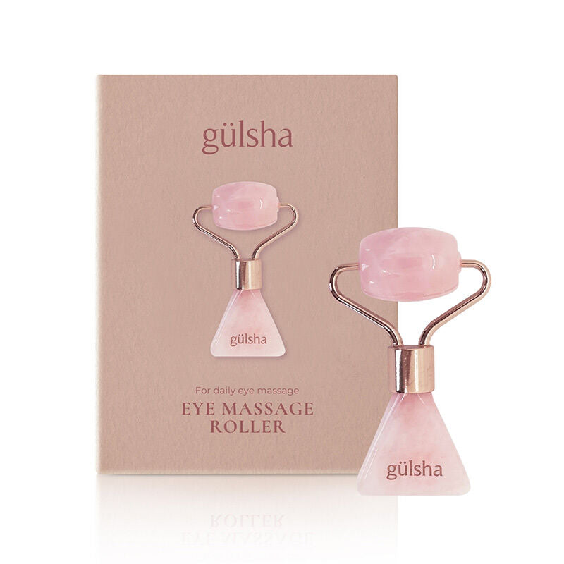 Gulsha Rose Quartz Eye Massage Roller for Fine Lines 1 pc