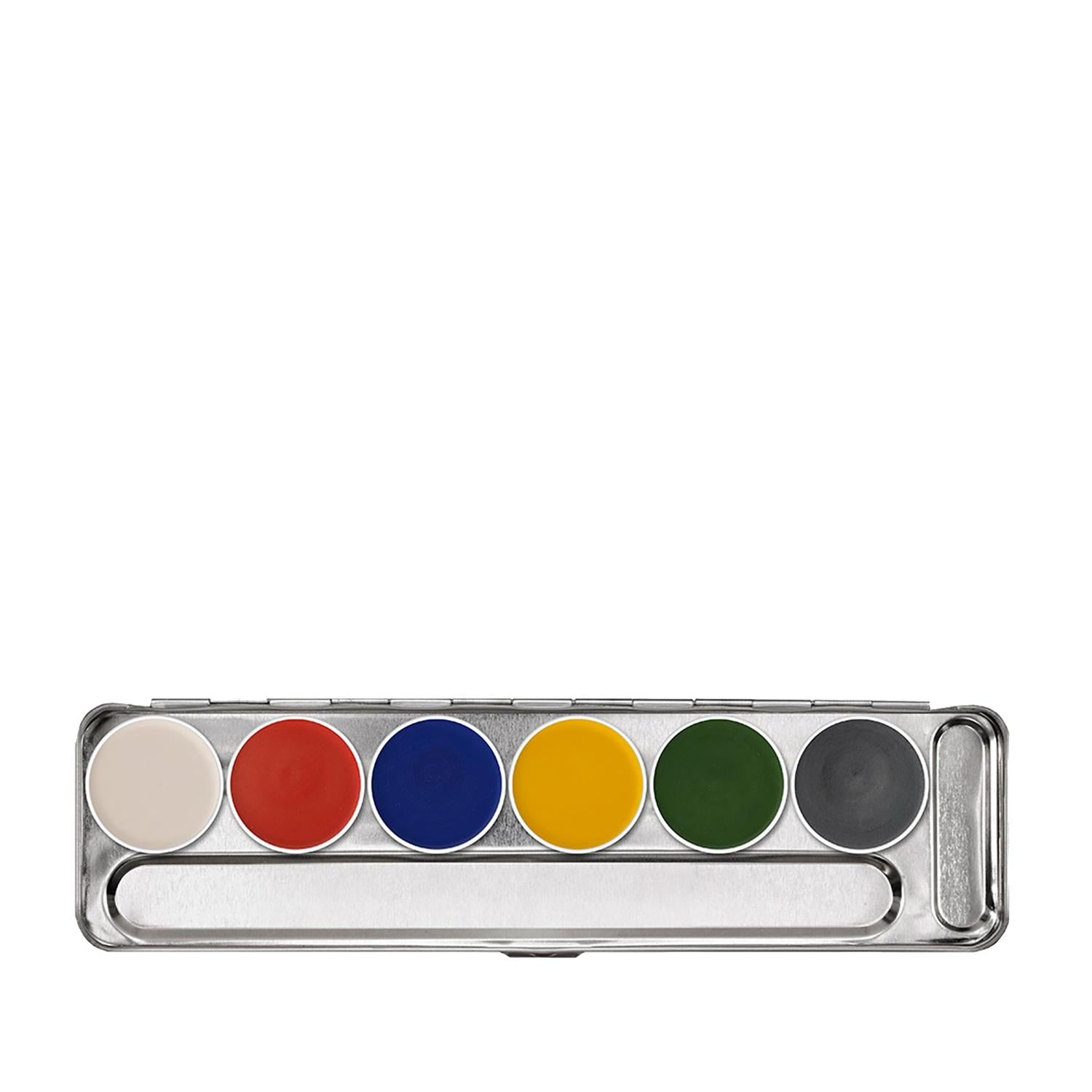 Kryolan Supracolor Interferenz Palette 6-Color Professional Makeup