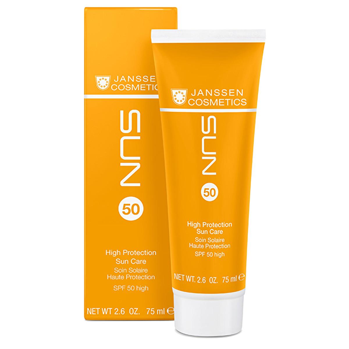 Janssen Cosmetics SPF 50+ Sunscreen Cream: High UVA/UVB Protection, Water Resistant, Ectoine Enriched - Ideal for Fair &amp; Sensitive Skin