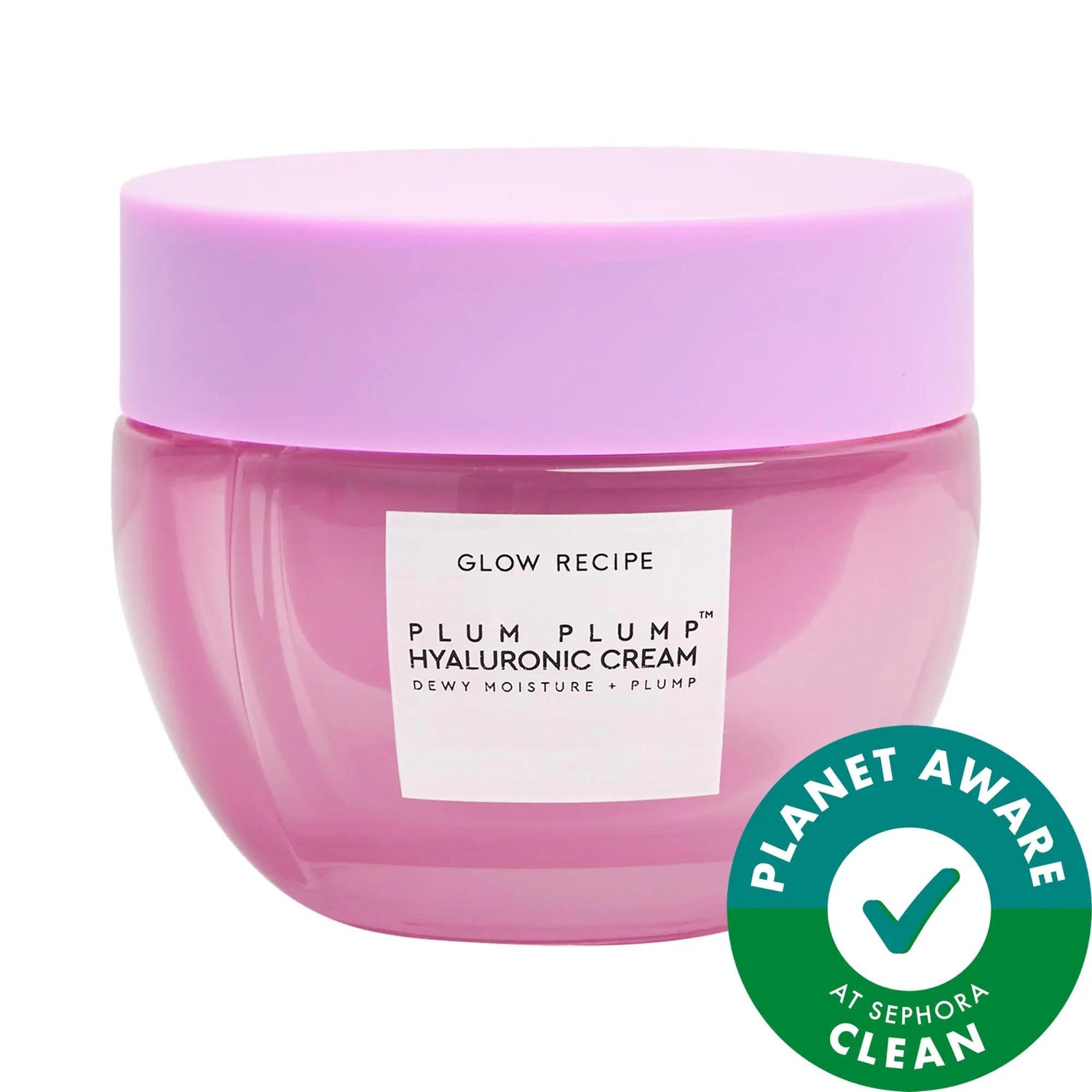 Plum Plump Hyaluronic Acid Moisturizer: Refillable, Vegan Face Cream for Hydrated, Glowing Skin &amp; Balanced Complexion