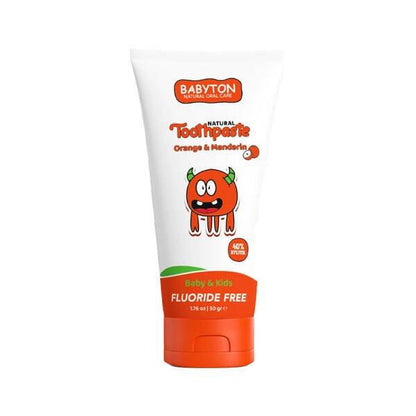 Babyton Orange &amp; Mandarin Natural Kids Toothpaste 50g