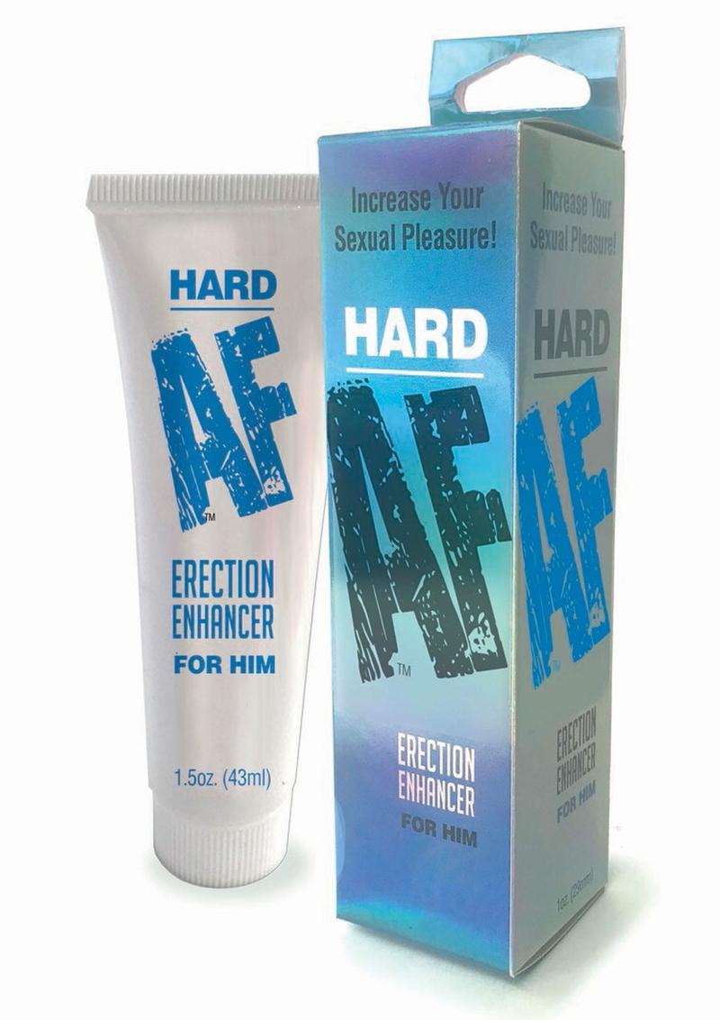 Hard AF Erection Enhancer for Him 1.5oz Cream for Enhanced Pleasure