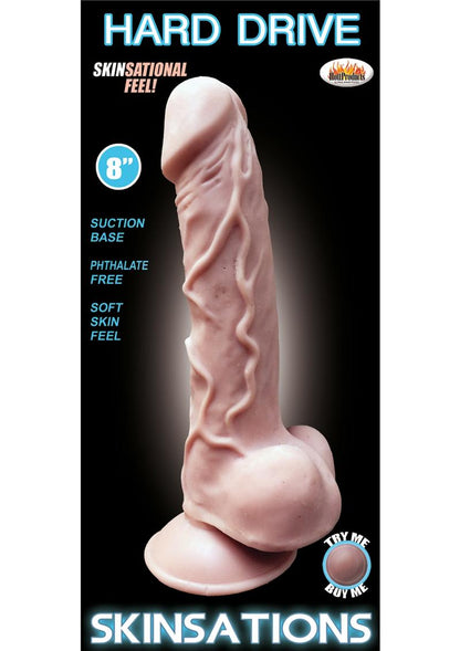 Skinsations Hard Drive Realistic Dildo with Suction Base