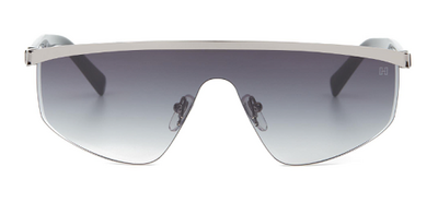 Hermossa HM-1619 01-Abram Silver Metal Eyewear 130mm