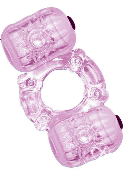 Hero Double Pleaser Teaser Vibrating Cock Ring
