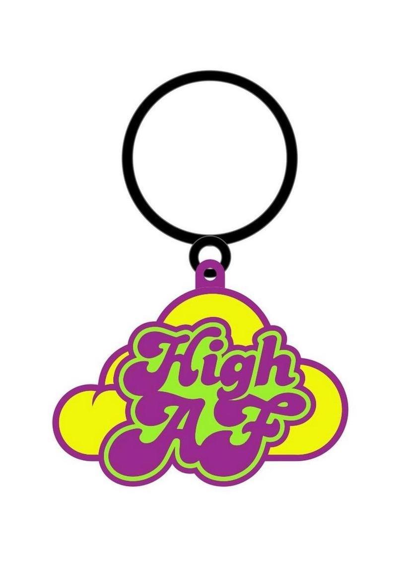 High AF Enamel Keychain