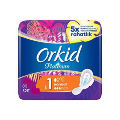 Orkid Platinum Ultra Normal Hygienic Pads - 8 Count, Soft &amp; Reliable Menstrual Protection for Women
