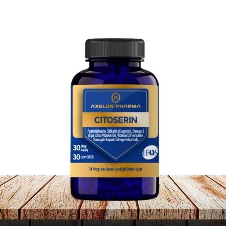 Citoserin: Omega 3, Citicoline &amp; Phosphatidylserine - Dietary Supplement Capsules