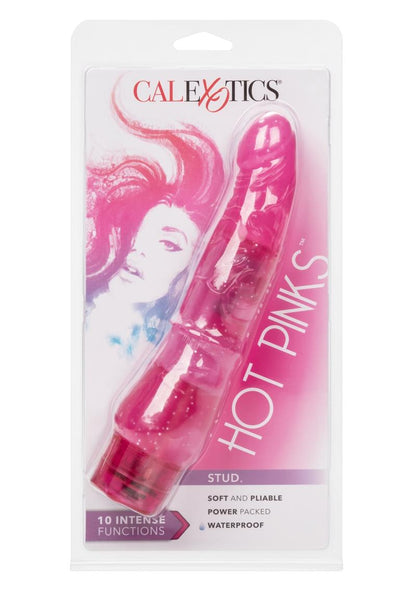 CalExotics Hot Pinks Stud Vibrator 10 Intense Functions Waterproof