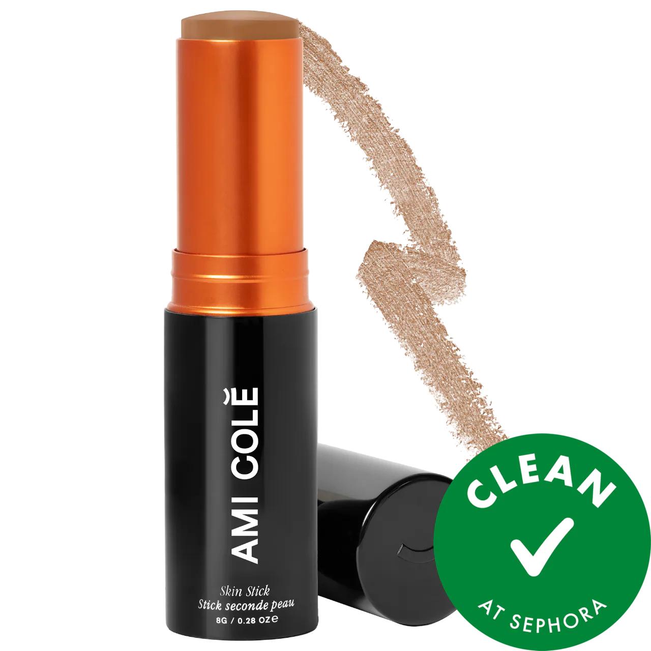 Lightweight &amp; Blurring Foundation Stick: Natural Medium Coverage with Baobab &amp; Shea Butter - Skin Enhancing, Clean Beauty