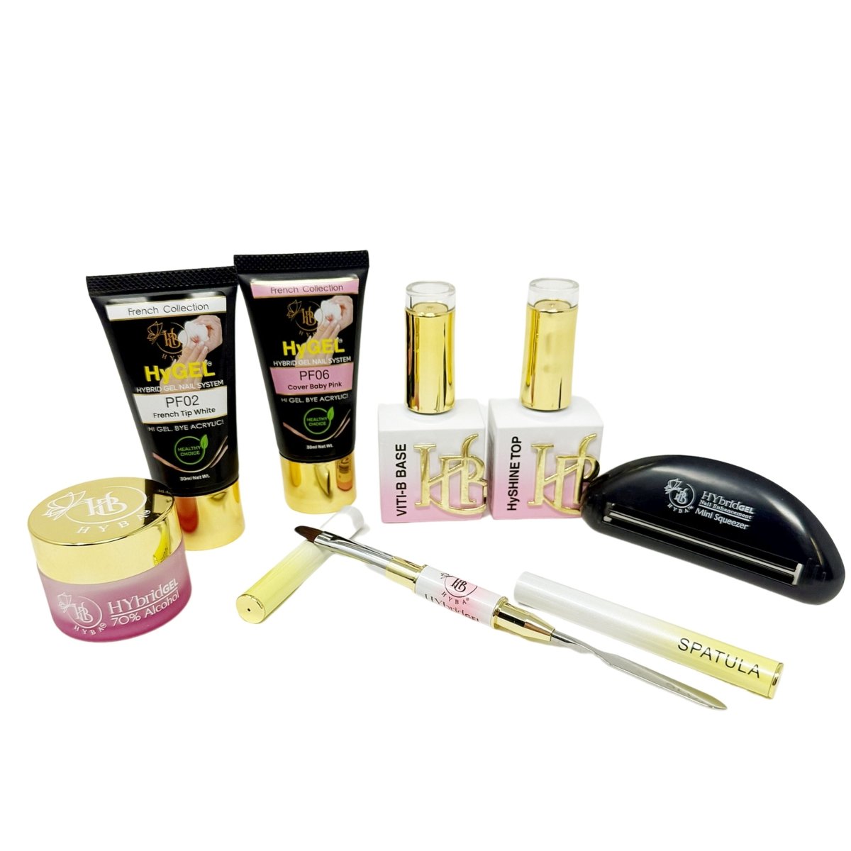 HyGEL® Hybrid DIY Home or Professional Gel Nail System - Ready Kit 