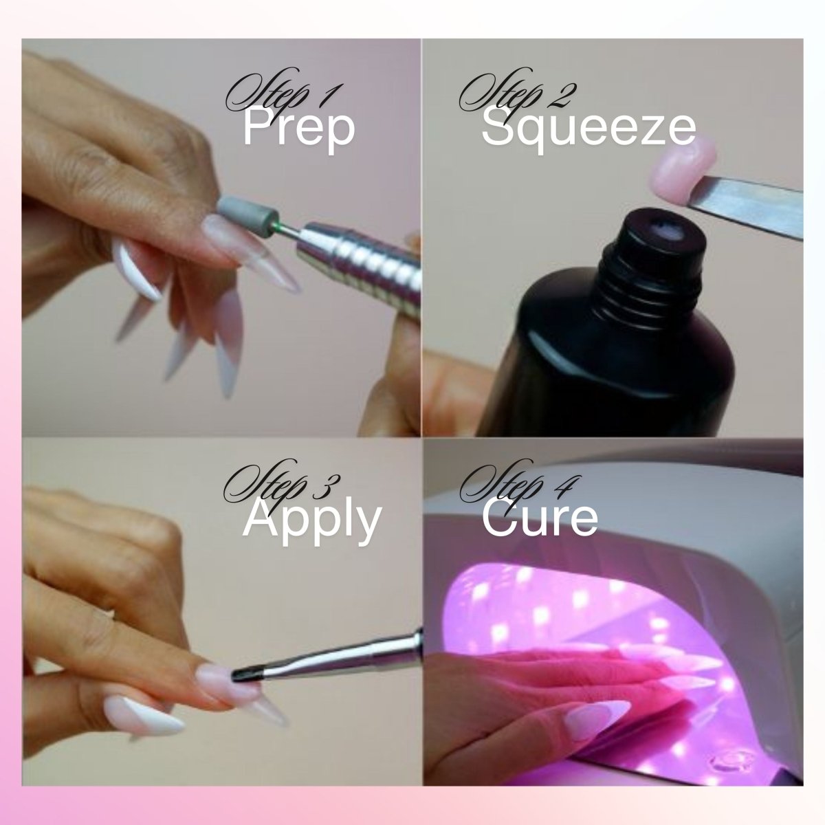 HyGEL® Hybrid DIY Home or Professional Gel Nail System - Ready Kit 