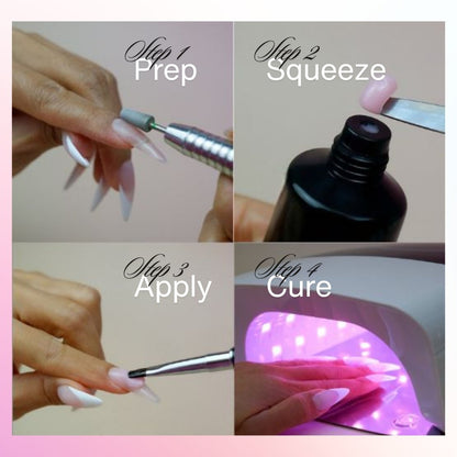 HyGEL® Hybrid DIY Home or Professional Gel Nail System - Ready Kit 