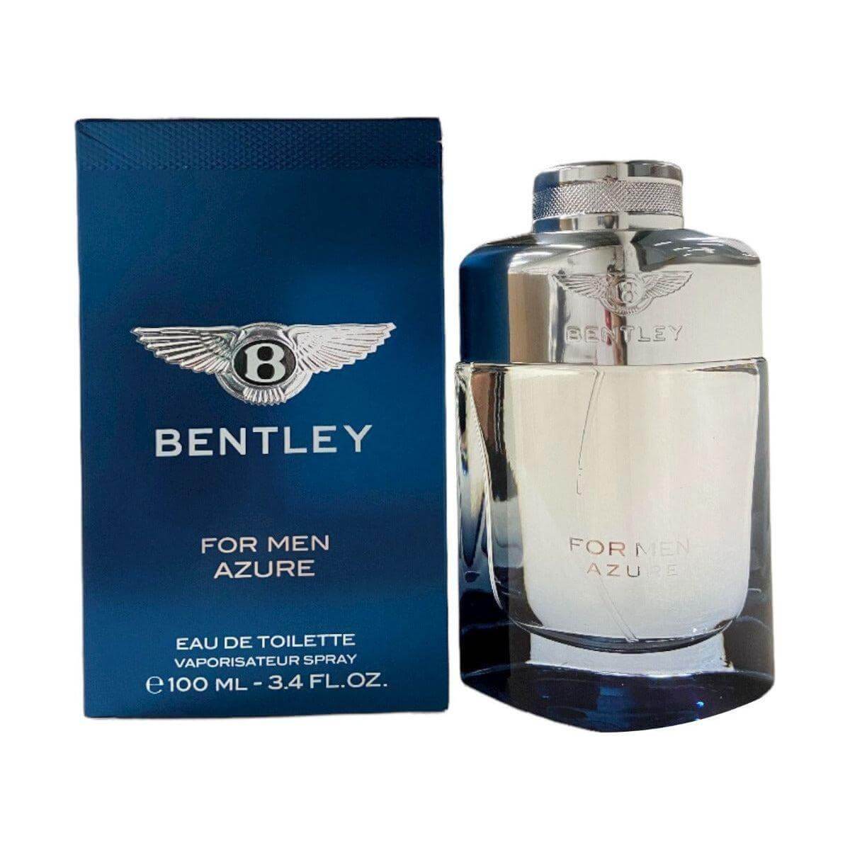 Bentley Azure For Men 3.4 oz EDT Cologne – Luxury Fresh Woody Scent