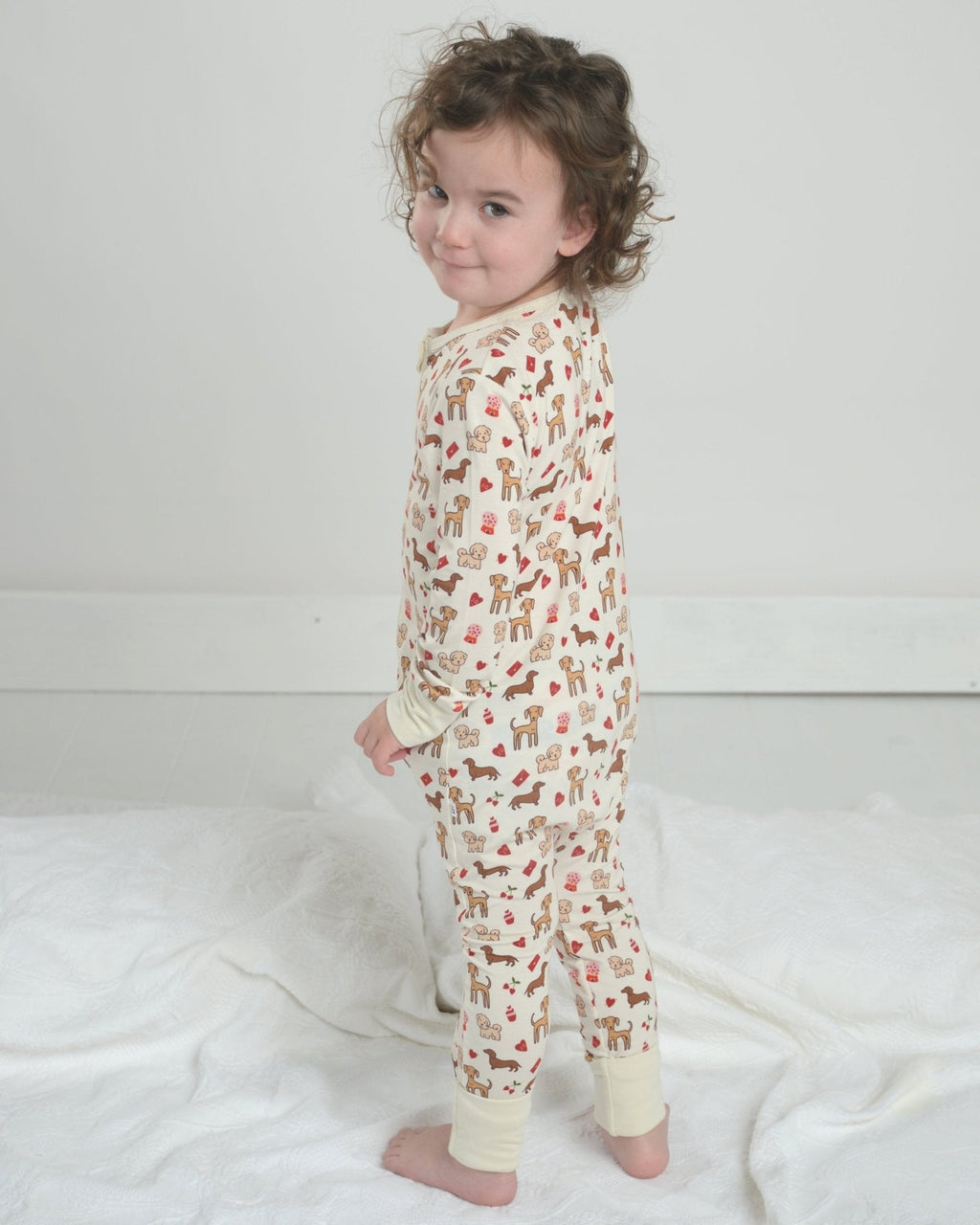 Puppy Love Bamboo Romper
