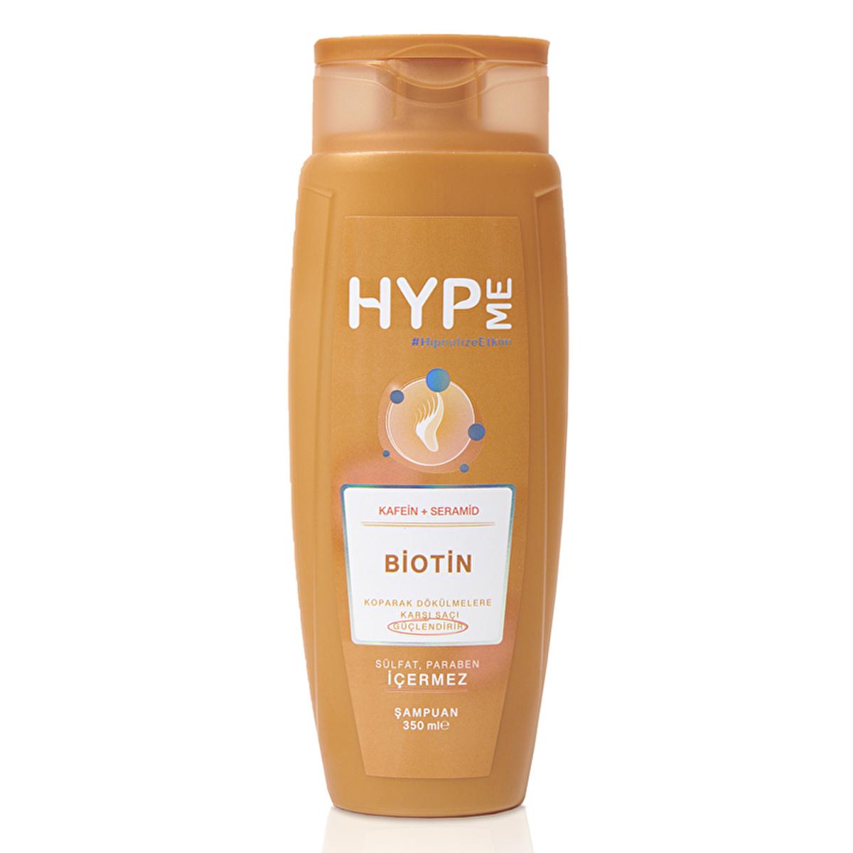 Hyp Me Sulfate-Free Anti-Hair Loss Shampoo with Caffeine &amp; Biotin - Gentle, Strengthening, 11.83 fl oz
