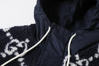 Gucci GG Fuzzy Fabric Jacquard Jacket &
