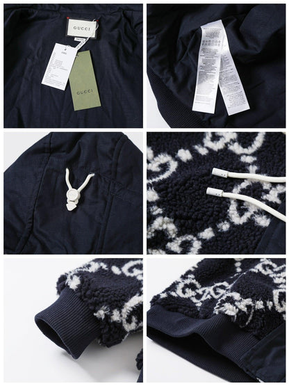 Gucci GG Fuzzy Fabric Jacquard Jacket &