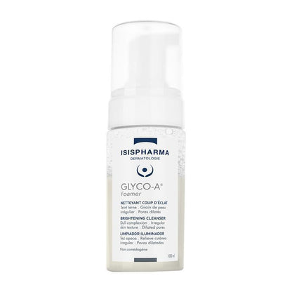 Isis Pharma Glyco-A Foamer Brightening Facial Cleanser for All Skin Types - 3.38 fl oz