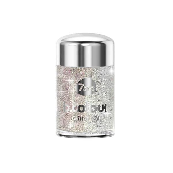 7Days B.Colour Dear Santa Holographic Glitter Gel: Vegan Face &amp; Body Shimmer for Party Makeup &amp; Sparkling Cosmetics