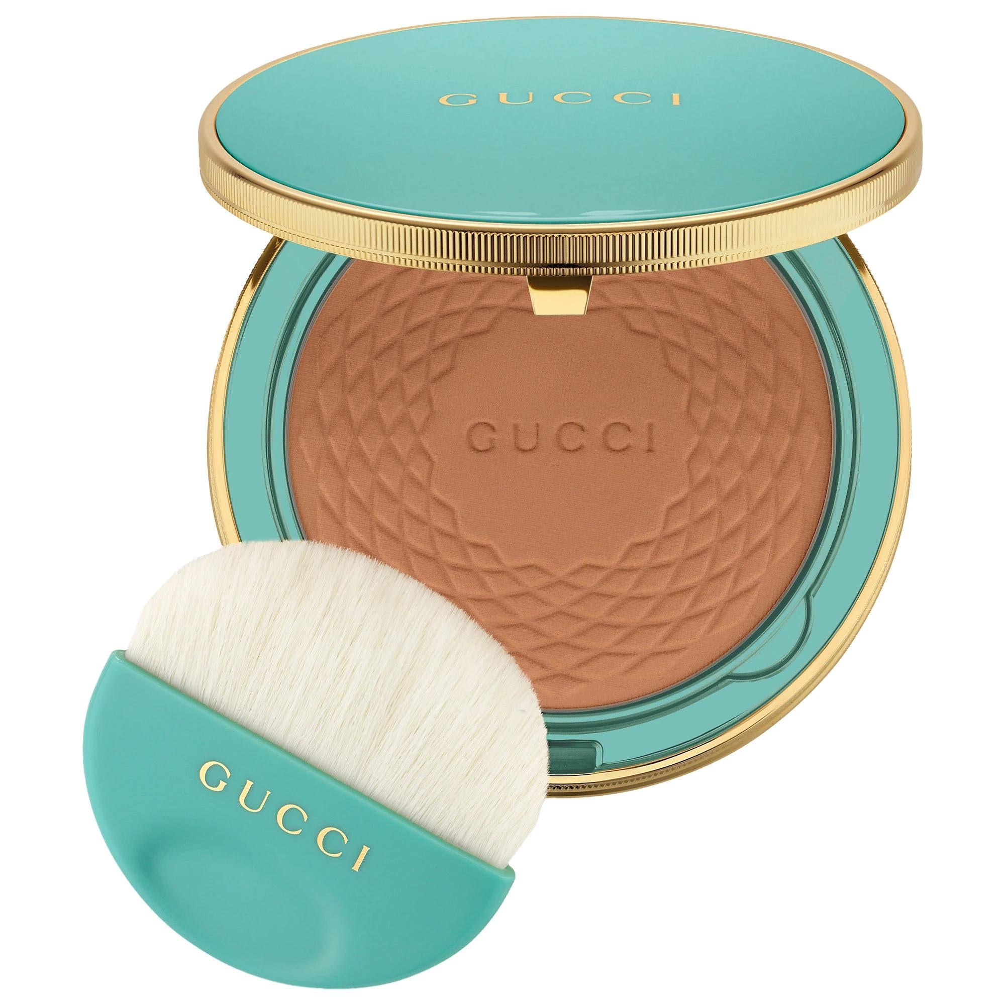 Gucci Bronzer - Natural Glow Makeup with Hyaluronic Acid &amp; Shea Butter - Buildable, Breathable Formula