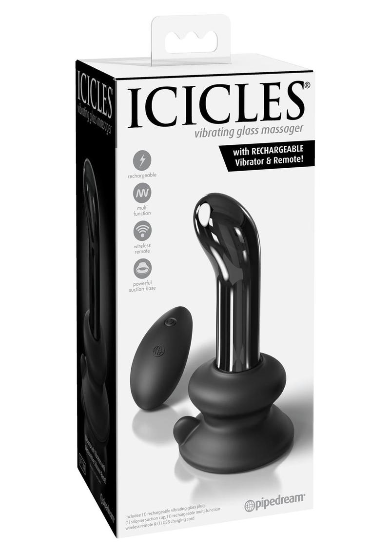 Icicles Rechargeable Glass P Spot Plug With Remote Control