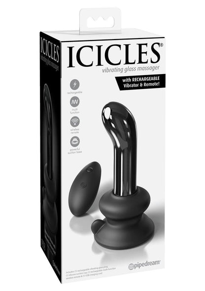 Icicles Rechargeable Glass P Spot Plug With Remote Control