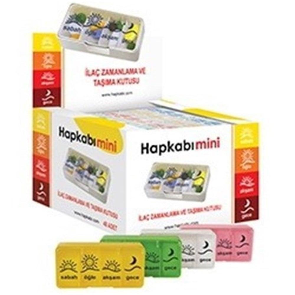 Hapkabõ - Mini Pill Box Container for Medication Organization &amp; Reminders