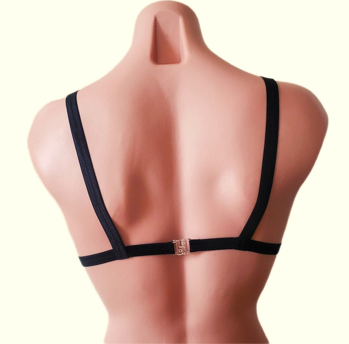 Cage Strappy Open Cup Bra With O Rings