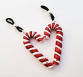 Candy Cane Fake Nipple Rings Sexy Christmas Jewelry Adjustable