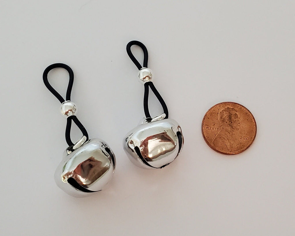 Red Gold Silver Jingle Bell Nipple Noose Non Pierced Jewelry