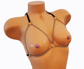 Aluminum Chain Fetish Lingerie Bra Harness For Women
