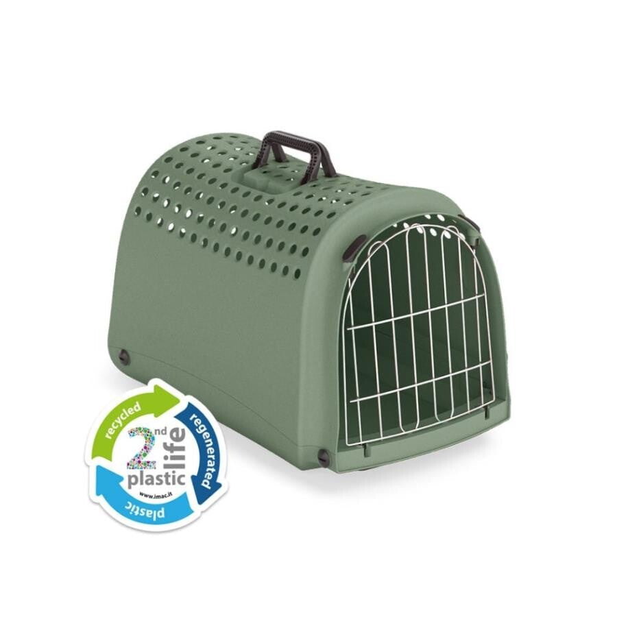 Imac Linus 2nd Life Green Eco-Friendly Pet Carrier 52.5cm