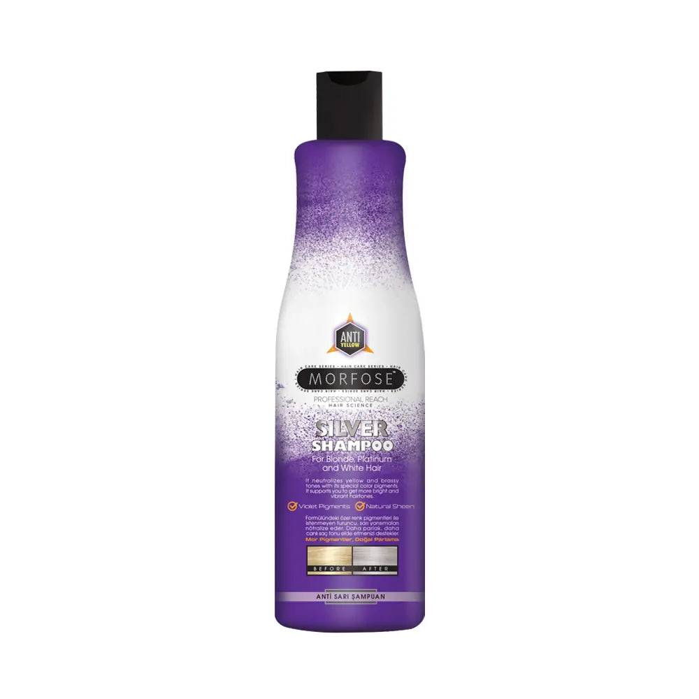 Morfose Silver Shampoo for Blonde &amp; Gray Hair 500 ml