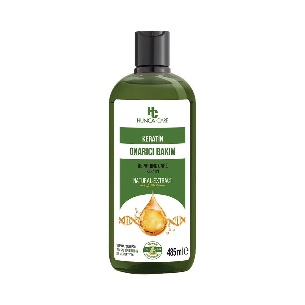 Hunca Care Keratin Shampoo for Stronger Hair 485ml