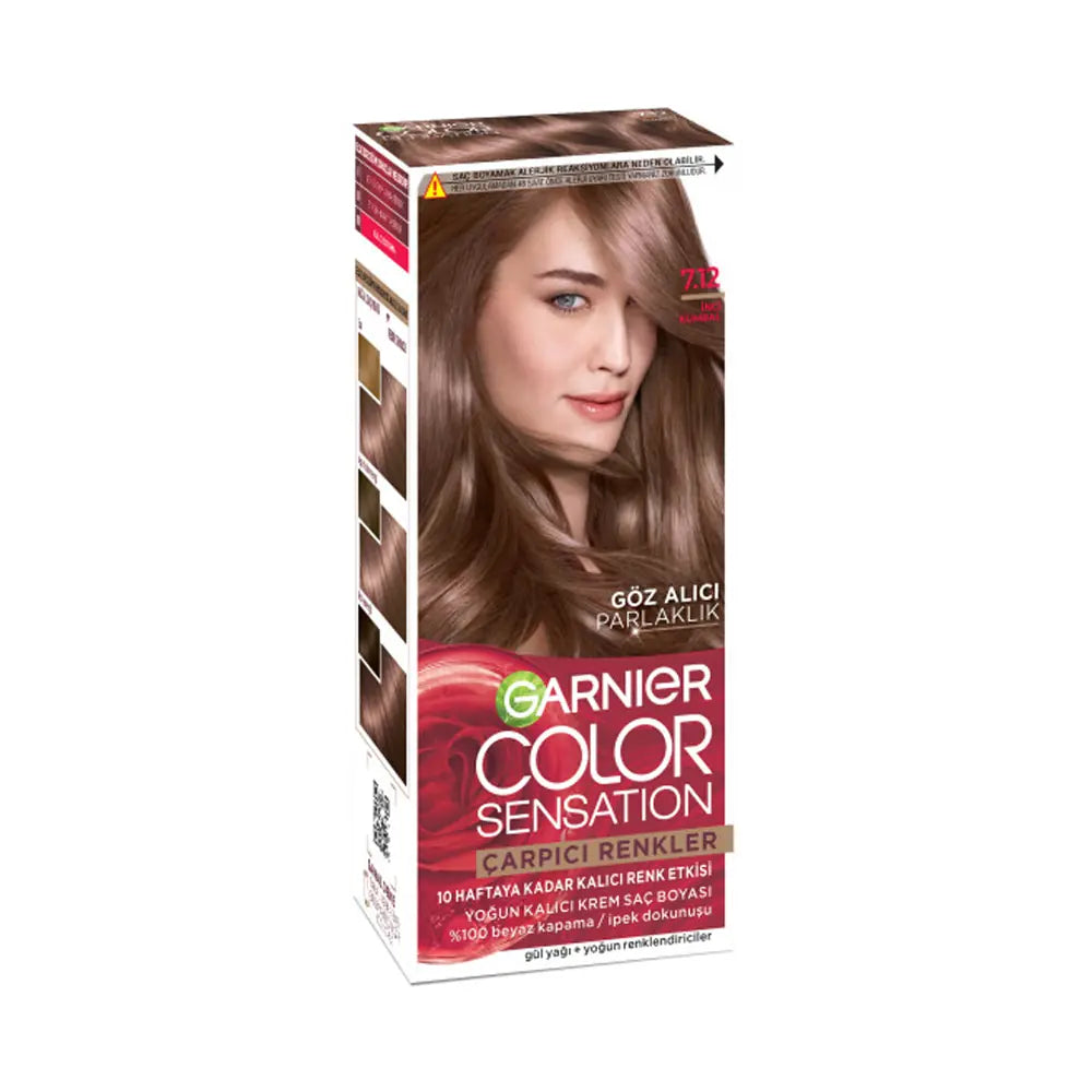 Garnier Color Sensation Hair Dye 7.12 Pearl Ash Brown