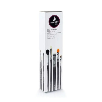 Nascita 10-Piece Eye Makeup Brush Set for Precision Blending