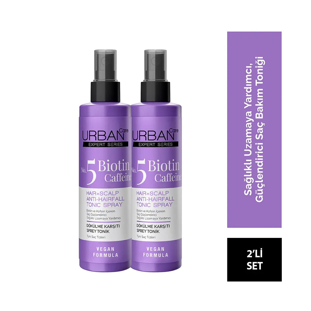 Urban Care Expert Biotin &amp; Caffeine Hair Tonic Duo 2x200ml