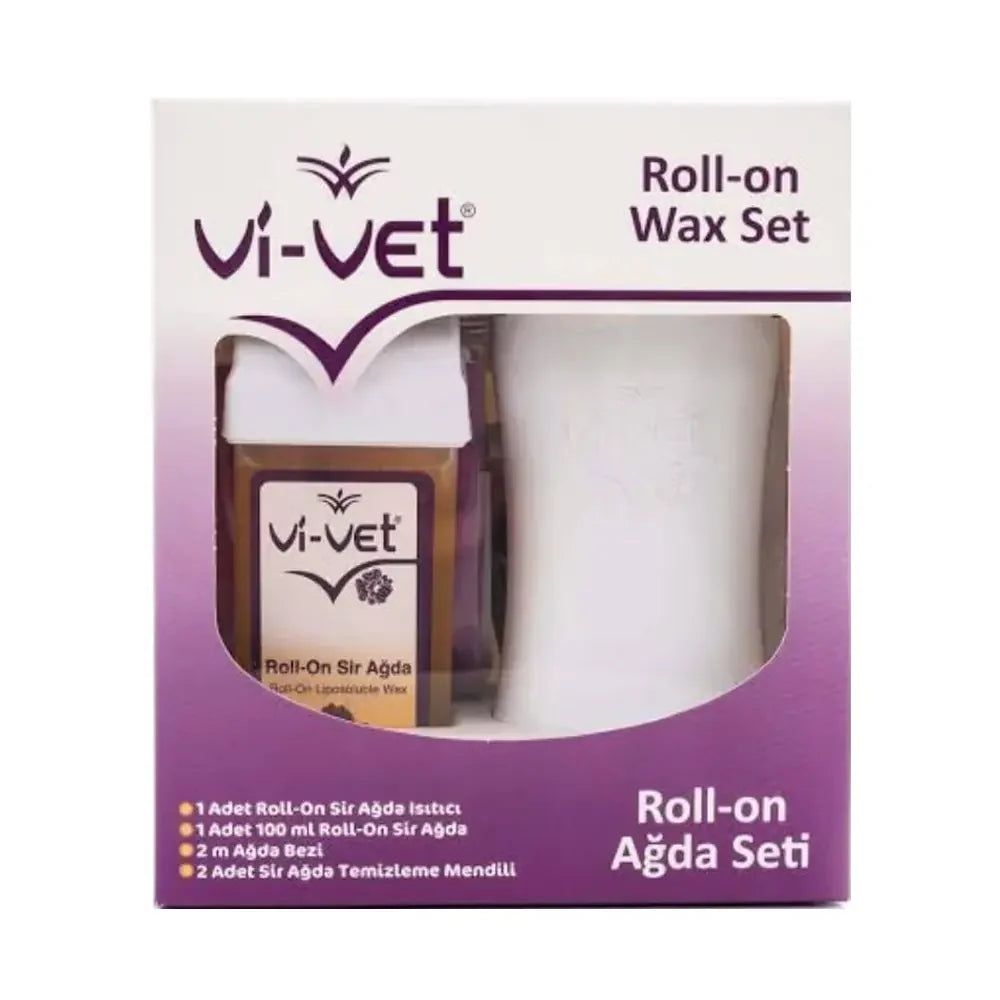 Vivet Roll-On Wax Warmer Set for Smooth Hair Removal