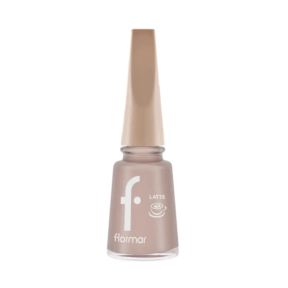 Flormar High-Pigment Glossy Nail Polish 003 Latte Haze
