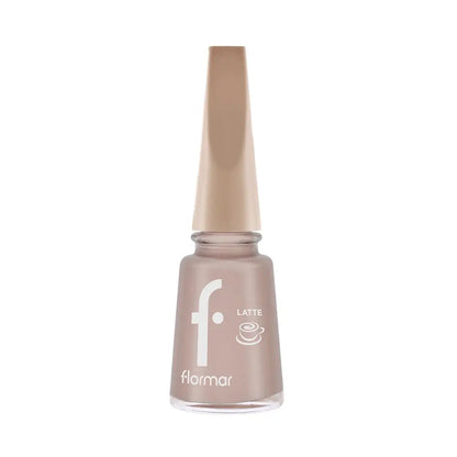 Flormar High-Pigment Glossy Nail Polish 003 Latte Haze