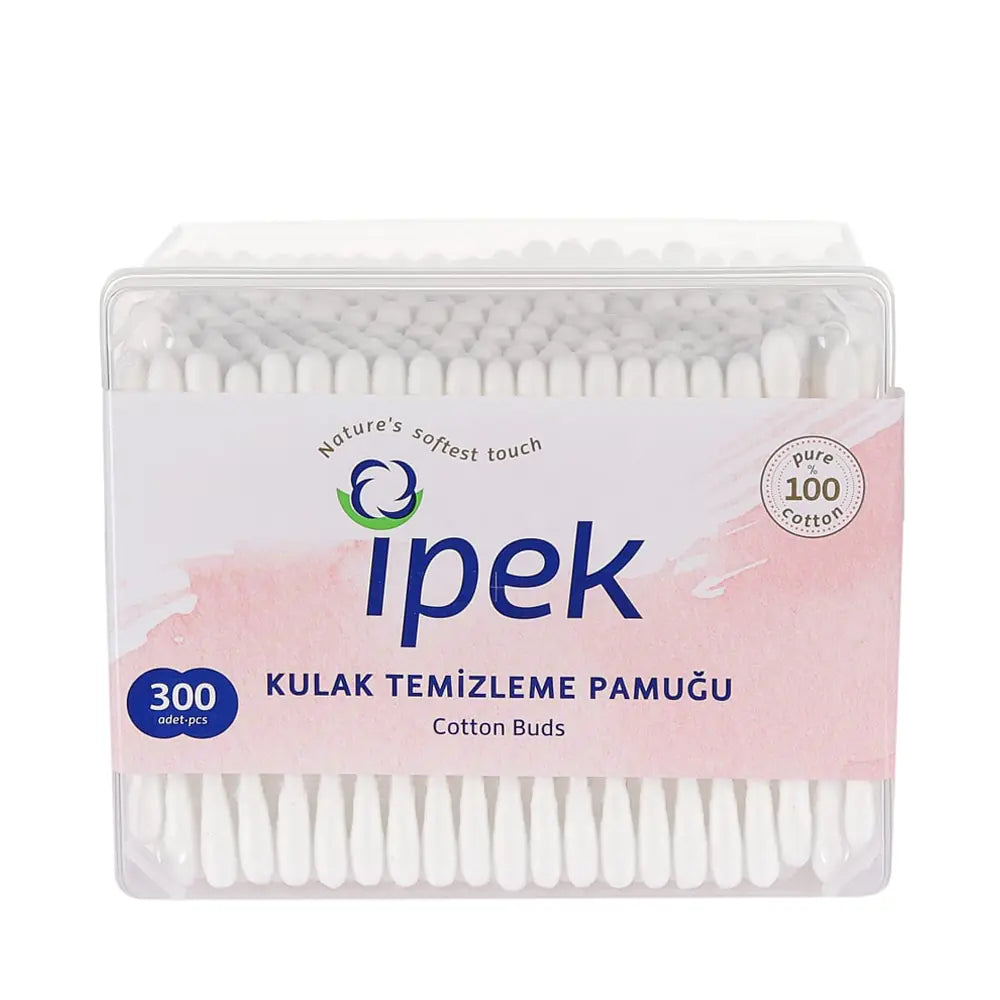 Ipek Cotton Buds for Gentle Daily Hygiene 300 Count