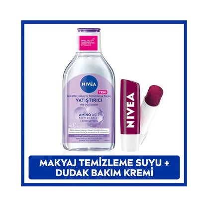 Nivea Micellar Cleansing Water &amp; Blackberry Lip Balm Set