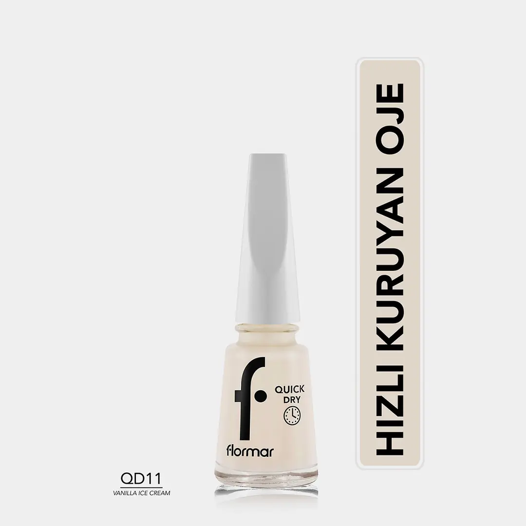 Flormar Quick Dry Nail Polish Glossy Finish in Qd11
