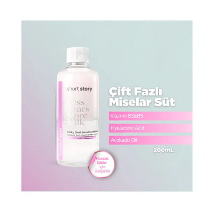 Short Story Less Tears More Milk Dual-Phase Micellar Milk 200 ml