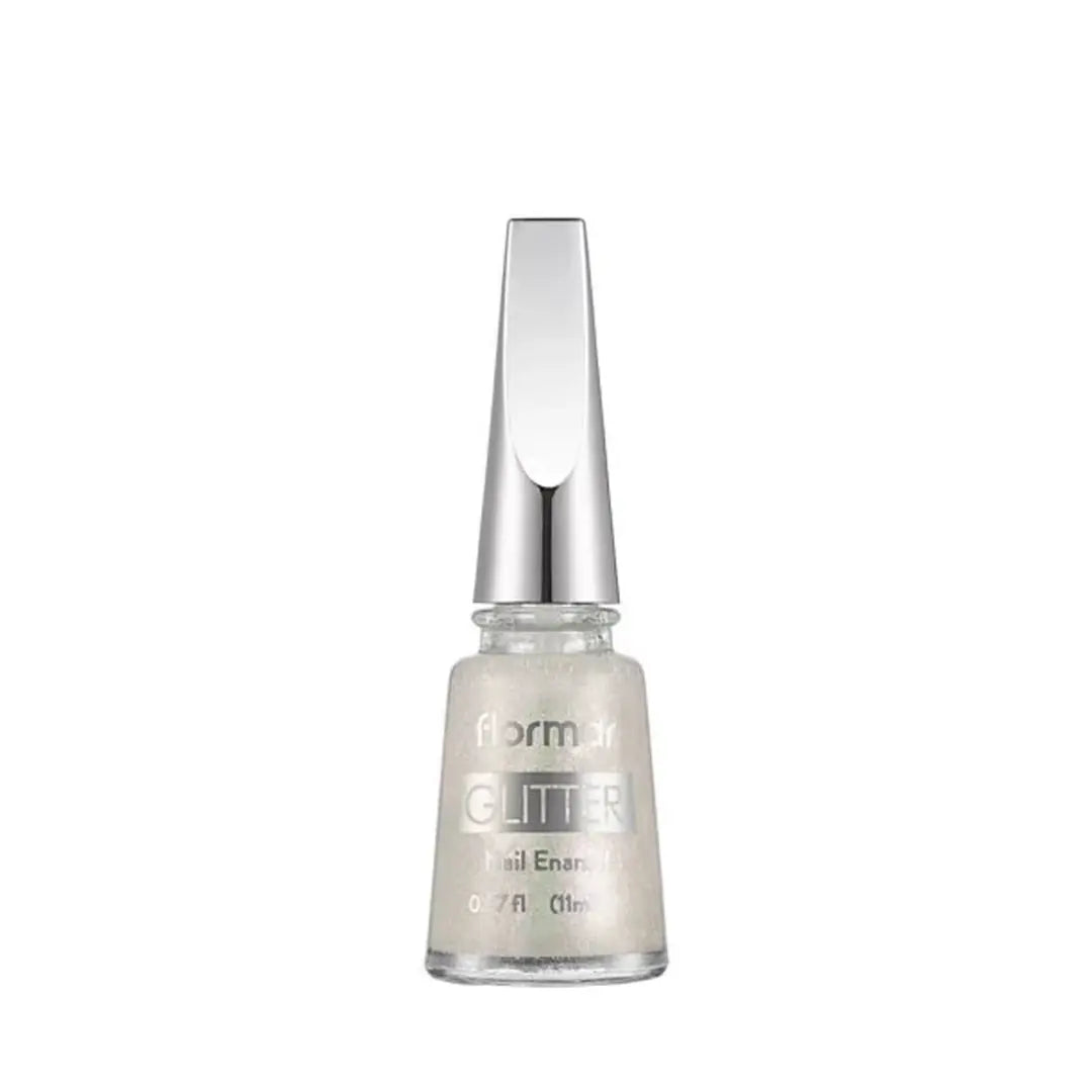 Flormar Glitter Nail Polish GL26 Snow Globe for Shiny Nails