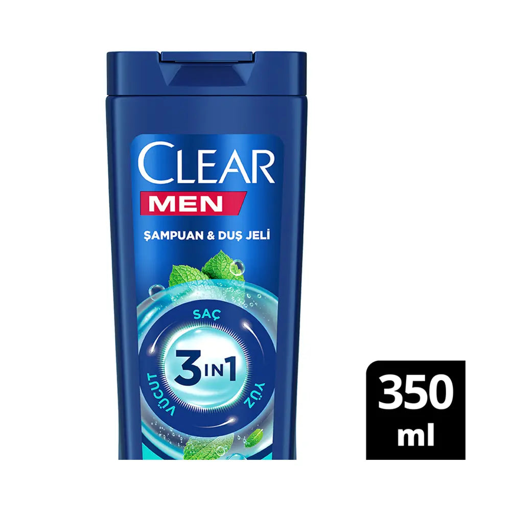 Clear Men 3-in-1 Menthol Shampoo &amp; Body Wash 350 ml