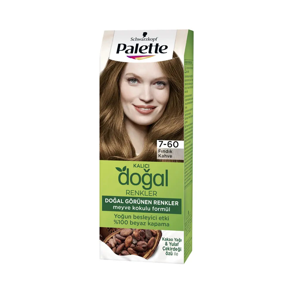 Palette Permanent Natural Colors 7-60 Hazelnut Brown Hair Dye