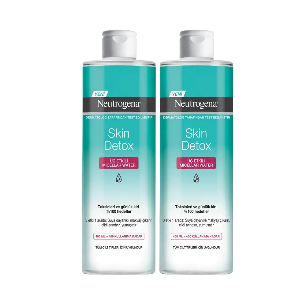 Neutrogena Skin Detox 3-in-1 Micellar Water Duo 400 ml