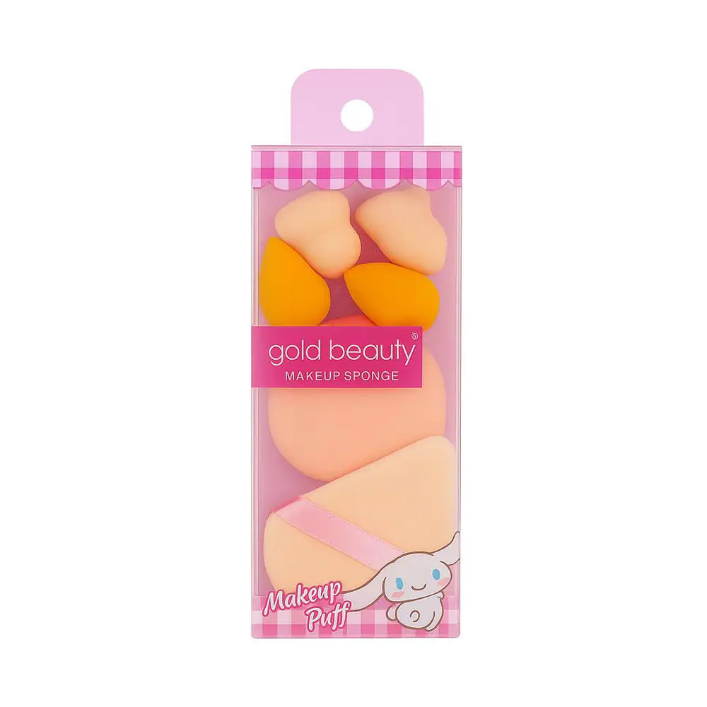 Gold Beauty Fa-509 Makeup Sponge Set 6-Pack